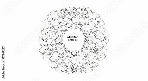 Intricate abstract mandala design element.