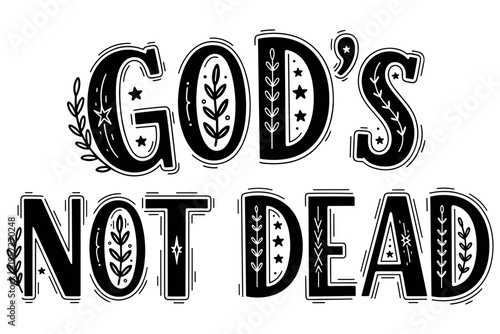 Christian Easter Easter typography, inspirational religious lettering