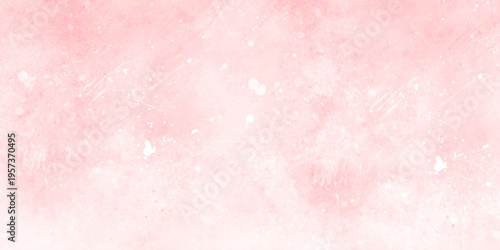 Light pink background with hand paint watercolor grunge texture. pink watercolor marble grunge. soft pink watercolor texture with brush painted watercolor stain. hand drawn vector texture.