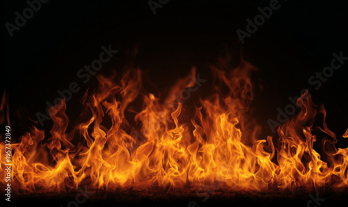 Fotografija Fire glow abstract background