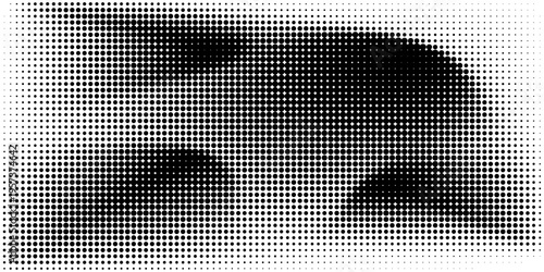 Light Green vector modern geometrical circle abstract background. Aesthetic Dotted texture template. Geometric pattern in halftone style.