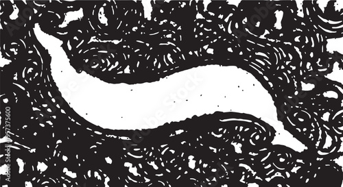 Collection of abstract hand drawn textures and patterns Vector set of monochrome doodle backgrounds