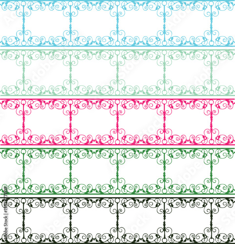 Colorful ornament flower art and luxury floral design