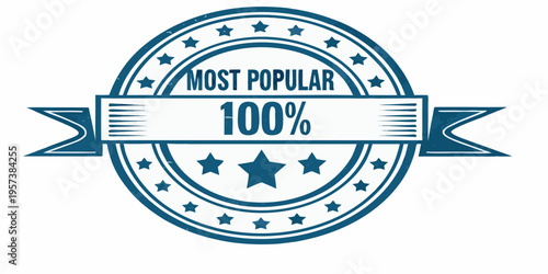 A blue emblem declares most popular with a 100 satisfaction rating