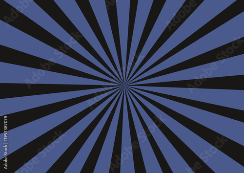 dark blue black sunburst rays retro abstract background design