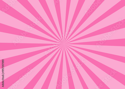 pink sunburst rays starburst pattern retro abstract background design
