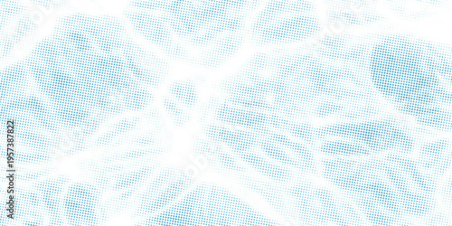 Blue and white water ripples light surface overlay background. 3d clear ocean surface pattern with reflection effect backdrop. Marble desaturated texture.