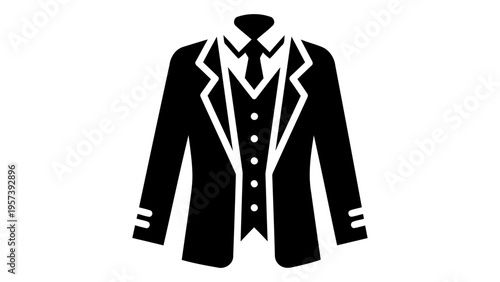 Three piece suit icon