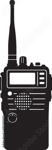 Vector walkie talkie radio icon