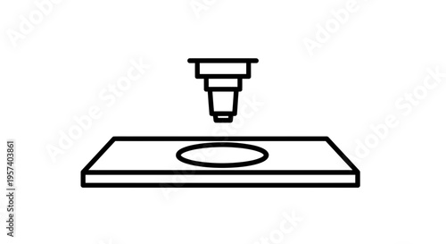 Microscope Objective Lens Above Petri Dish for Scientific Research and Lab Analysis