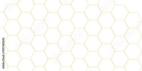 Honeycomb pattern . Golden honeycomb pattern . Honeycomb wallpaper . Honey background . Vector illustration