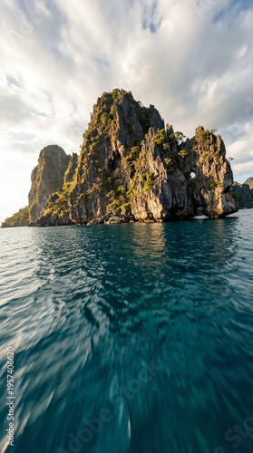 A breathtaking island forma...