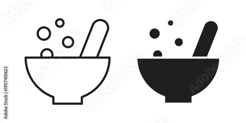 Cereal icon. Simple outline style for web and app. Vector icon