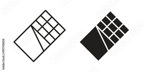 Chocolate icon. Simple outline style for web and app. Vector icon