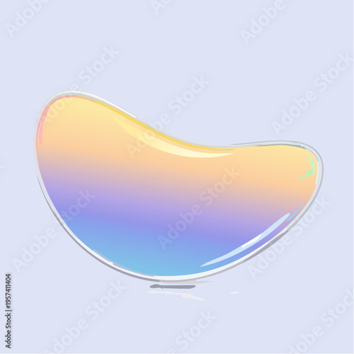 Flüssige Spiegeloberfläche