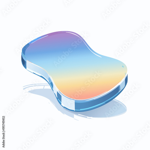 Flüssige Spiegeloberfläche