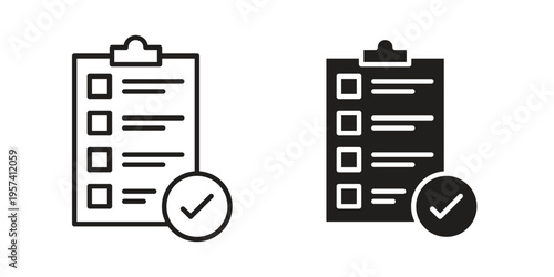 Compliance icon. Simple outline style for web and app. Vector icon