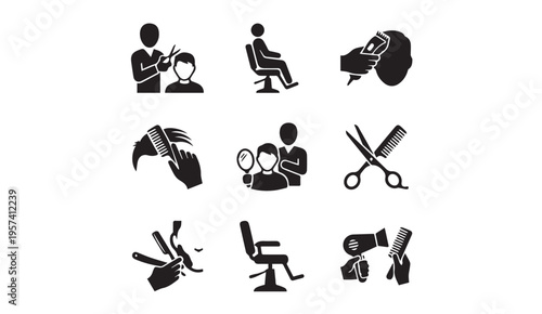 Essential services offered at a typical barbershop or salon