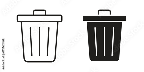 Delete icon. Simple outline style for web and app. Vector icon