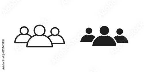Employee icon. Simple outline style for web and app. Vector icon