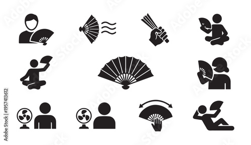 Various ways of using and interacting with fans for comfort and cooling