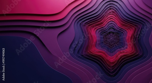 A surreal landscape with a mysterious floating structure in the distance