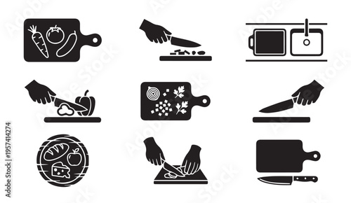 Essential steps and tools in culinary food preparation