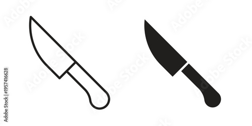 knife icon. Simple outline style for web and app. Vector icon