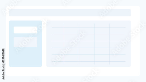 Inventory admin panel background with warehouse stock matrix, item status rows and management widgets for supply control dashboards