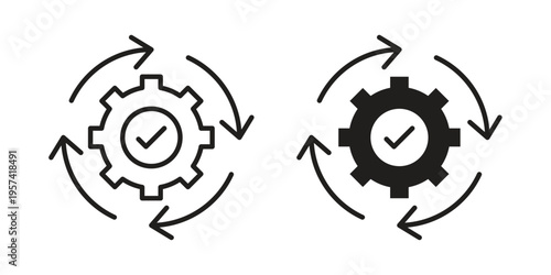 Methodology icon. Simple outline style for web and app. Vector icon