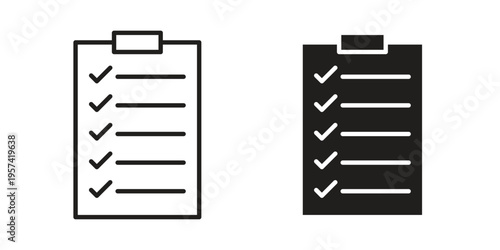 Planning icon. Simple outline style for web and app. Vector icon