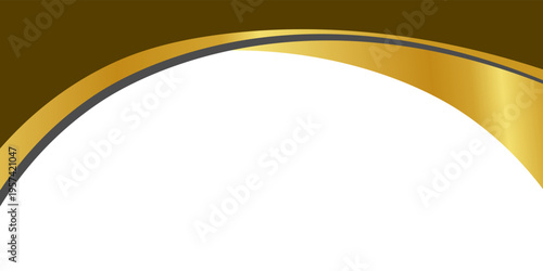 Luxury Abstract Gold and Black Wave Background with Elegant Fluid Curves for Premium Header, Footer, walpaper, Desain