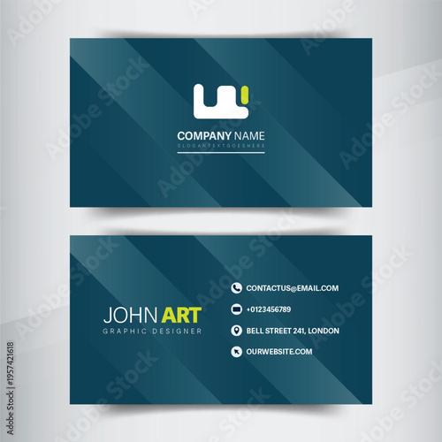 business card template