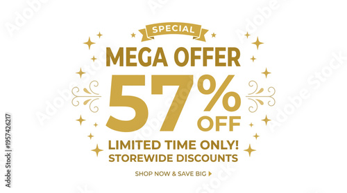 Special Mega Offer with 57% Discount