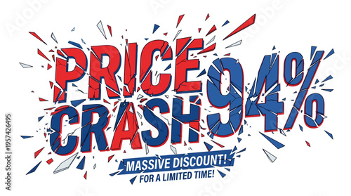 Price Crash with 94% Discount Banner