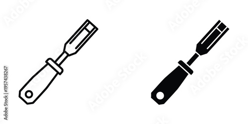 two black and silver usb flash drives isolated vector illustration