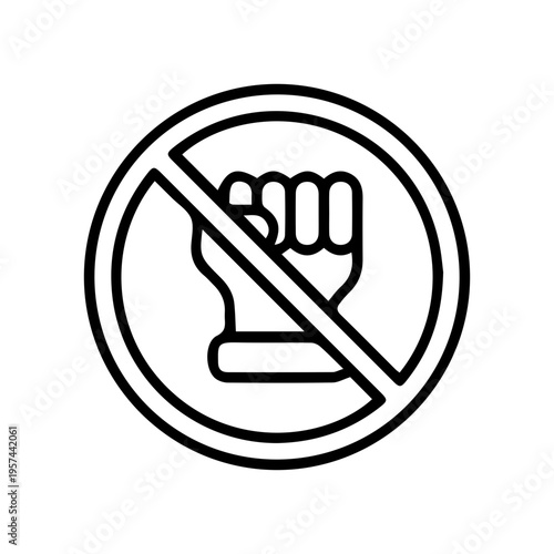 no violence icon