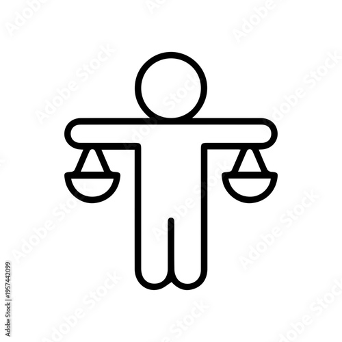 Justice and Balance Icon