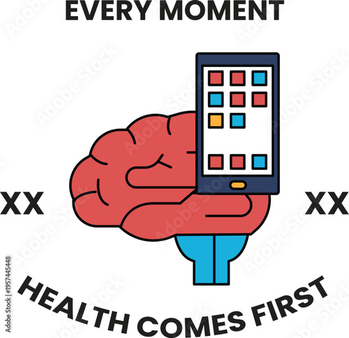 Handed brain holds phone