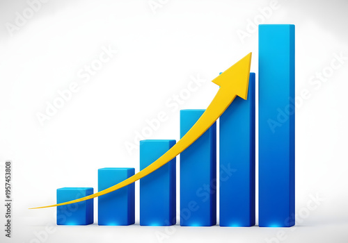 Blue Growth Bar Chart with Rising Yellow Arrow – Business Success and Financial Profit Concept Free Download Blue Growth Bar Chart with Rising Yellow Arrow – Business Success and Financial Profit Concept - GFXLoad