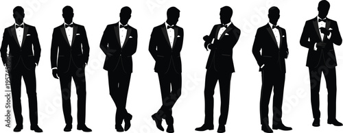 Happy multi-generation family portrait with grandparents, parents, and children in casual clothing isolated on white background.