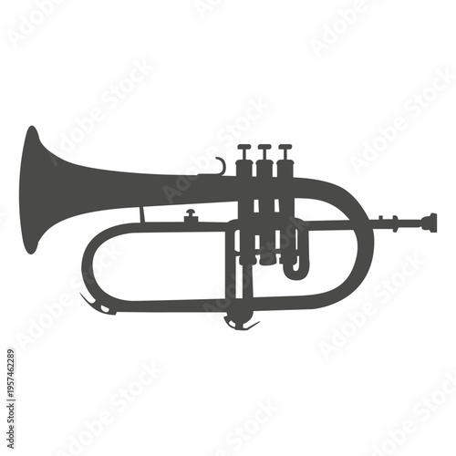 Flugelhorn silhouette