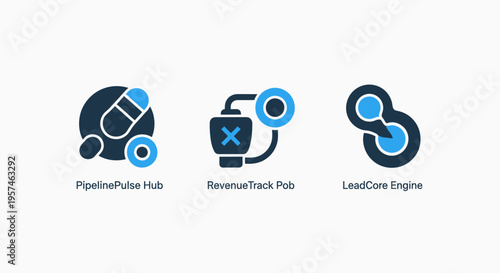 Science icons: lab equipment, vaccine, molecule - research and development concept
