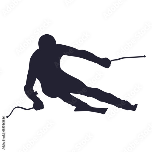 Mountain climber silhouette 4