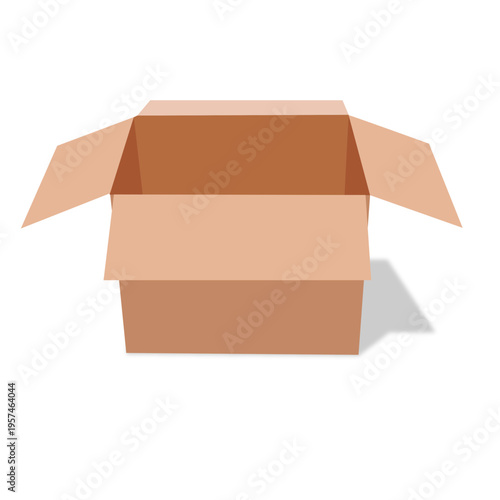 Open cardboard package