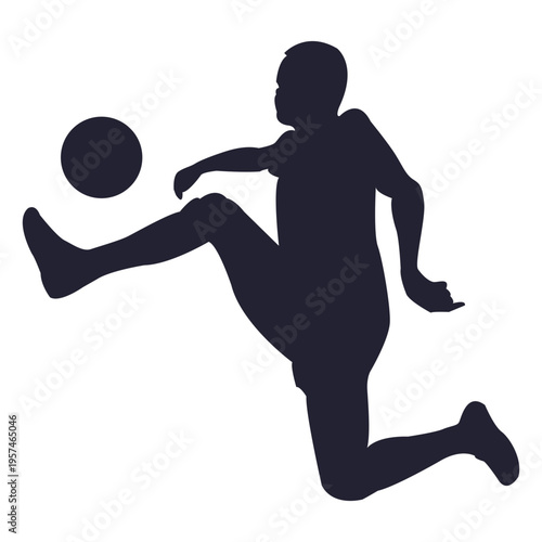 Soccer player receiving ball 1