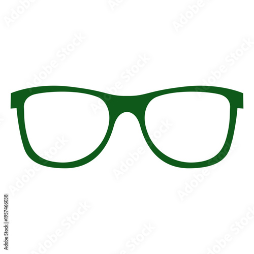 Thick hipster eyeglass