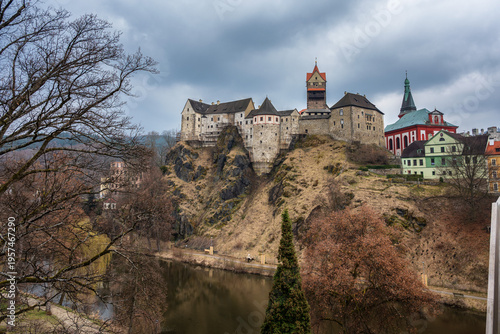 Fotografie Loket, Castle, Czech Republic, Czechia, Bohemia, Europe, Karlovy Vary Region, me