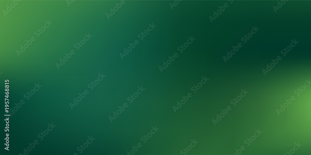 Obraz premium Abstract vector blurred gradient mesh background in green. modern design