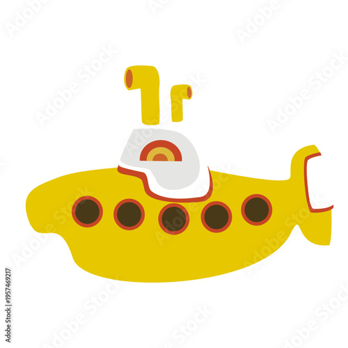 Cartoon submarine